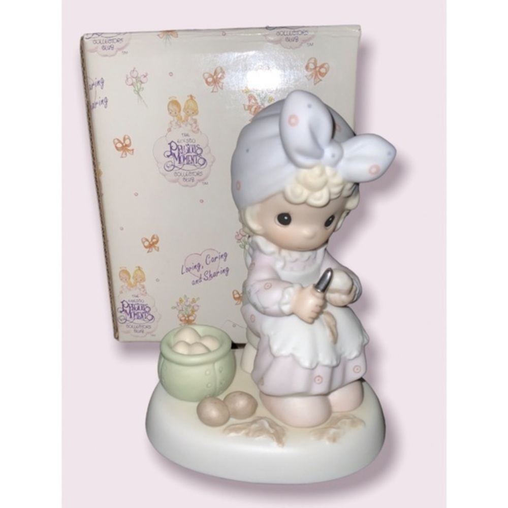 Precious Moments 1985 “Always Take Time To Pray” Porcelain Faith 5” Figurine